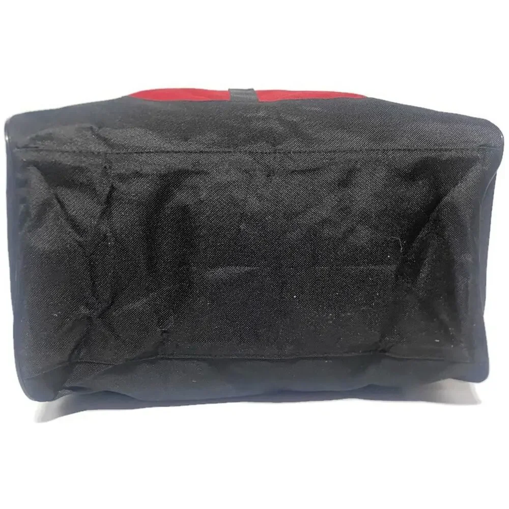 TIME Magazine Duffel Bag Red Black Gym Overnight Carry-On Travel Bag, 14x11x8